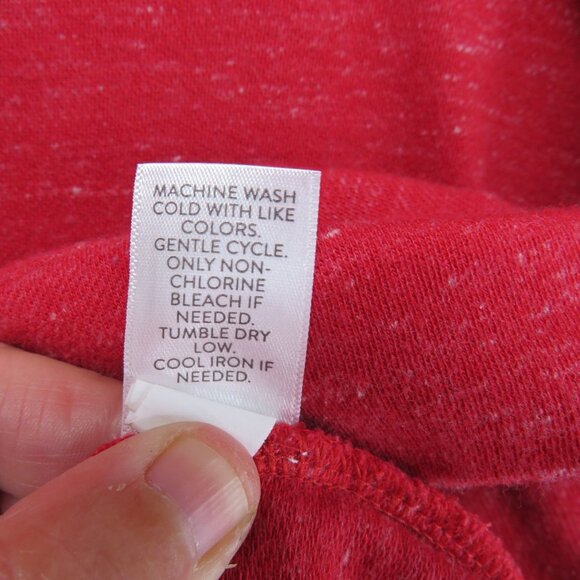 J Jill Sweater Womens Size 3X Heathered Red Cowl Neck Tunic Pockets Long Sleeves - Picture 6 of 9